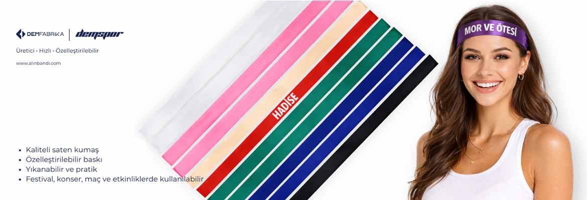 alın bandı, kafa bandı, konser bandı, saç bandı